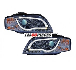 paire de phares avants LED Bar Tube pour Audi A3 8P 2003-2008 - GO1031487